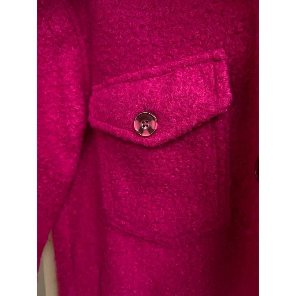 Evereve RD Style Shacket Fuchsia Pink Small Oversized - Picture 3 of 10